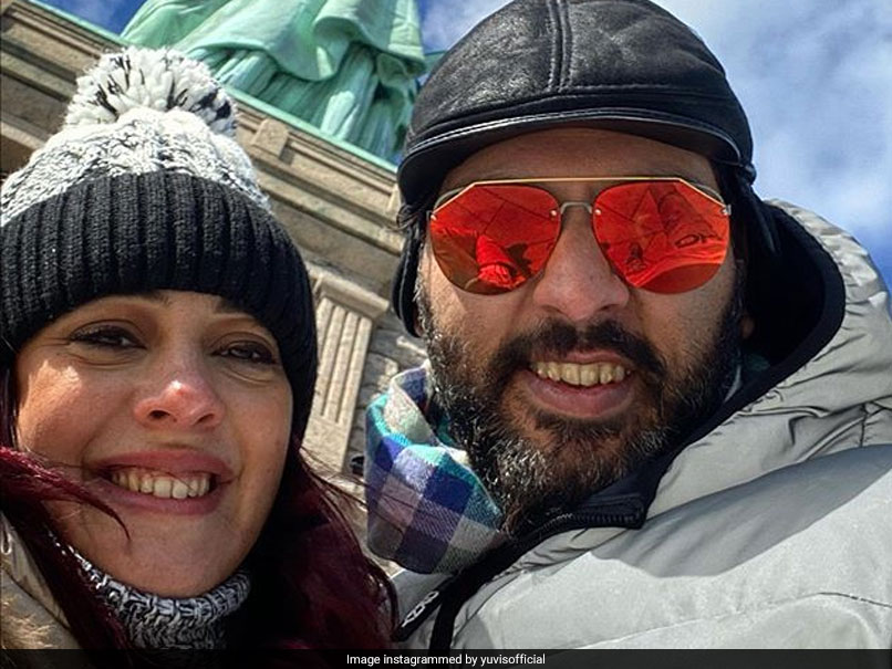 "Taking Me Out On A Freezing Day": Yuvraj Singhs Birthday Wish For Wife Hazel Keech