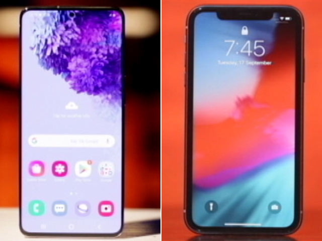 Samsung Galaxy S20+ vs iPhone 11