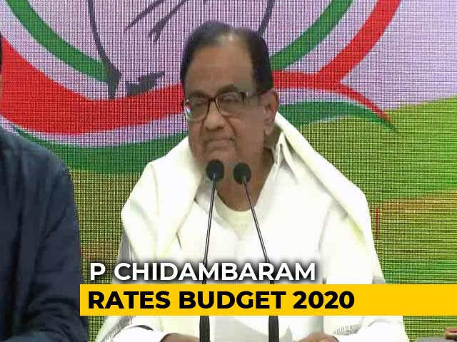 Asked To Rate Budget, P Chidambaram's Epic Response