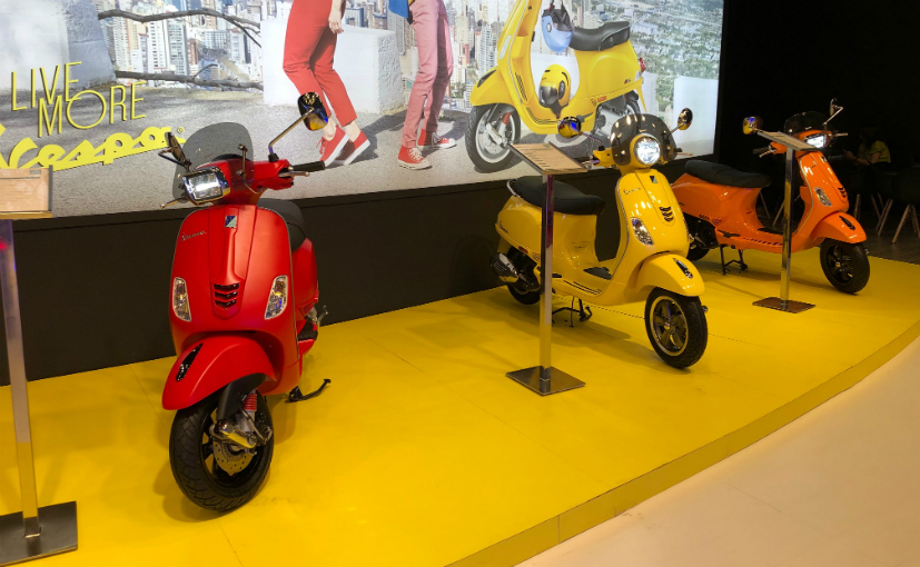 Auto Expo 2020: Vespa RED, Vespa SXL, Vespa VXL Facelift Unveiled