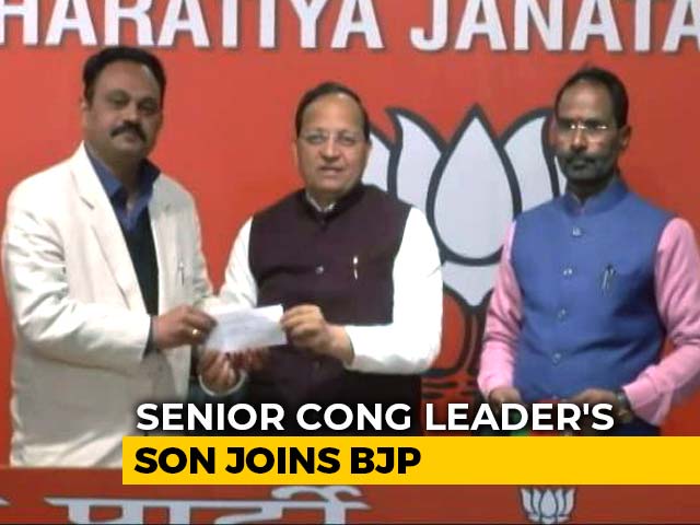 Senior Congress Leader's Son Samir Dwivedi Joins BJP