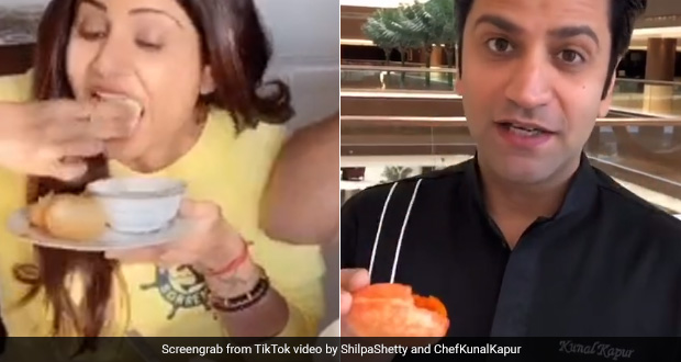 Shilpa Shetty And Kunal Kapur Share 'Pani Puri' Videos On TikTok. Seen Them Yet?
