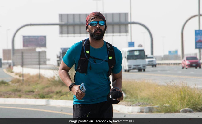 Indian Runner Covers 118 kms From Abu Dhabi To Dubai In 27 hours