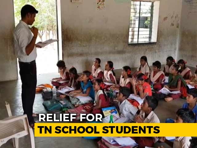 Relief For Tamil Nadu School Students, No Public Exams For Class V And VIII