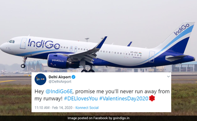 Delhi Airport And IndiGo's Valentine's Day PDA Is Twitter Gold