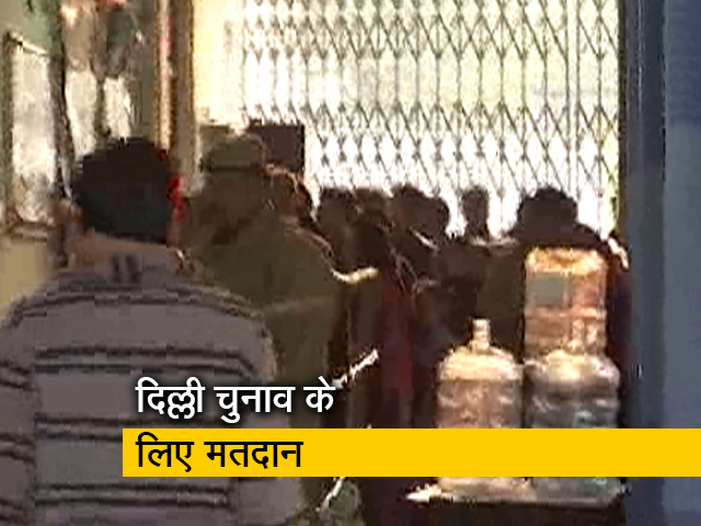 दिल्ली चुनाव मतदान में वोटर्स के उत्साह में दिख रही कमी