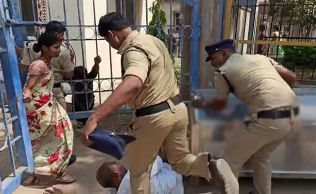 Telangana Suspends Cop For Kicking Grieving Father Of Dead Teen