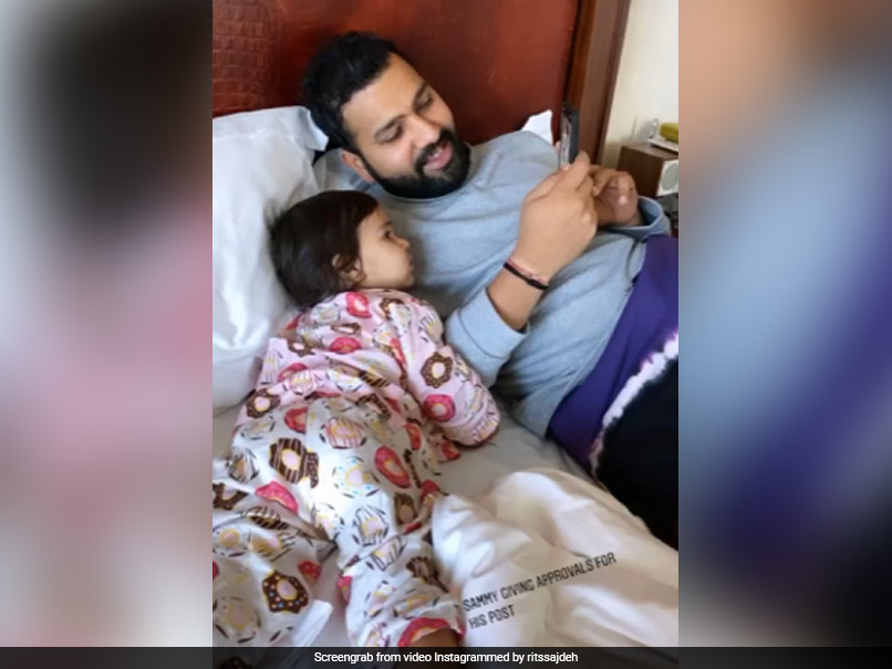 Rohit Sharma Seeks Approval From Daughter For Social Media Post In Cute Video