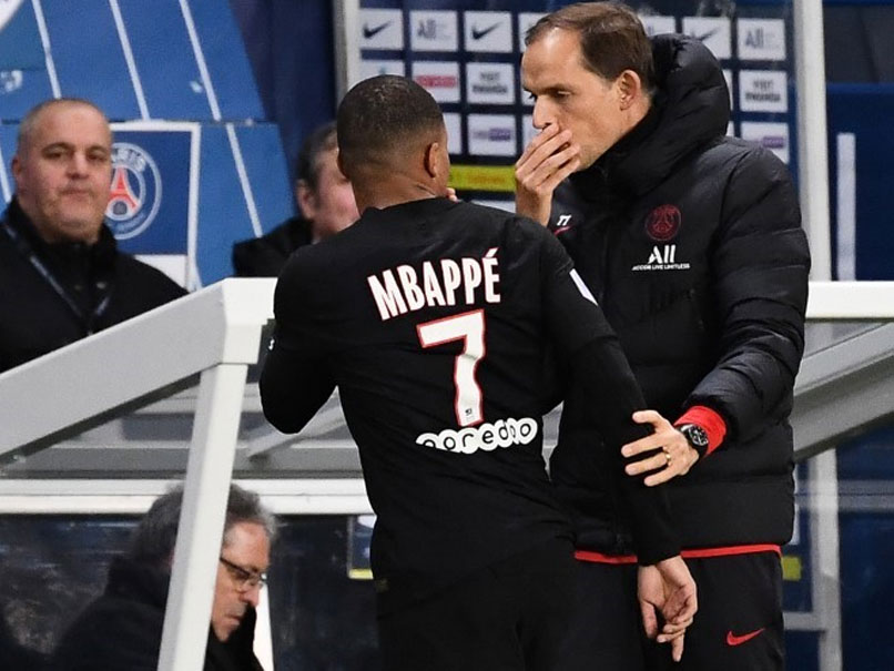 Watch: PSG Star Kylian Mbappe Involved In Fiery Touchline Exchange With Manager Thomas Tuchel