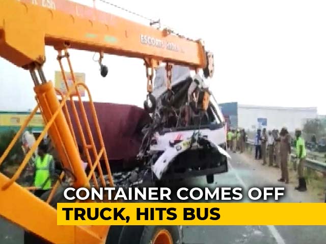 19 Dead After Container Comes Off Truck, Hits Passenger Bus In Tamil Nadu