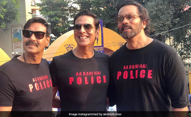 <i>Sooryavanshi</i>: When Real And Reel Life Cops Akshay Kumar And Ajay Devgn Converged At A Marathon