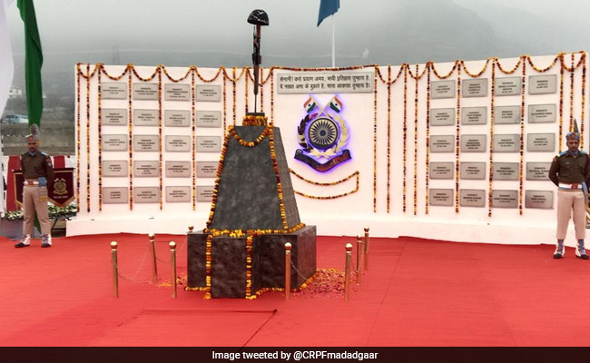 Memorial For 40 CRPF Jawans Killed In Line Of Durty Inaugurated In Pulwama