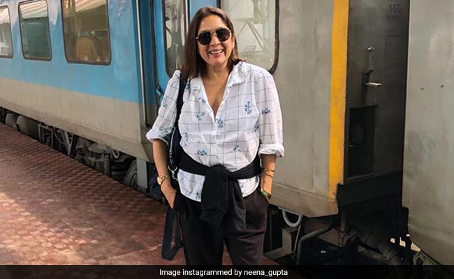 Neena Gupta Is In Holiday Mode. Destination Unknown But She Took The Train