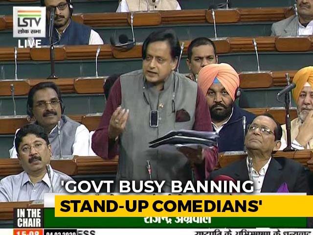 Rename Schemes To Shut Down India, Sit Down India, Shut Up India: Shashi Tharoor