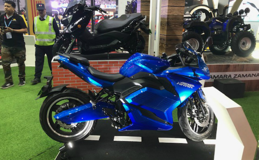 Auto Expo 2020: Evolet Hawk Electric Sportbike Unveiled