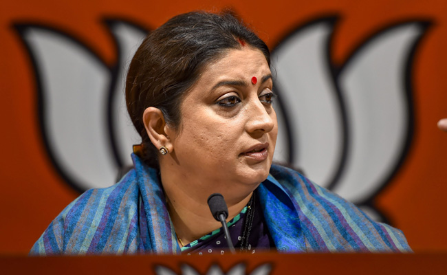 Sack Him: Smriti Irani Dares Congress On MLA's 'Enjoy Rape' Remark