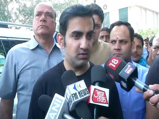 "Kapil Mishra Speech Unacceptable": BJP's Gautam Gambhir On Delhi Clashes