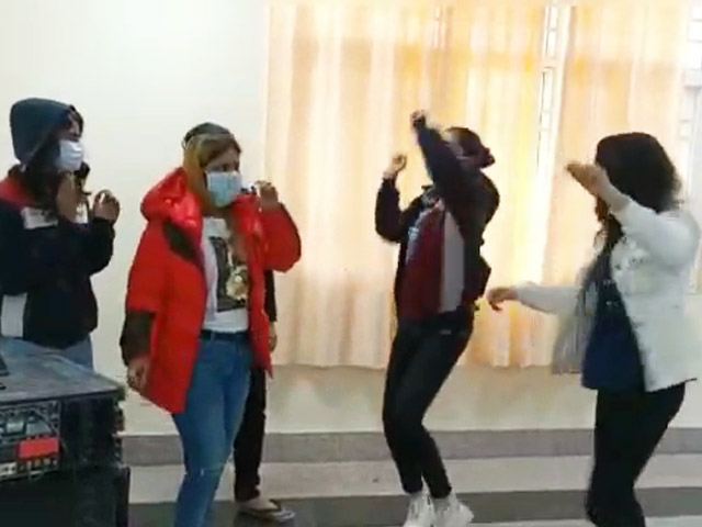 People Dance At Coronavirus Quarantine Facility In Delhi