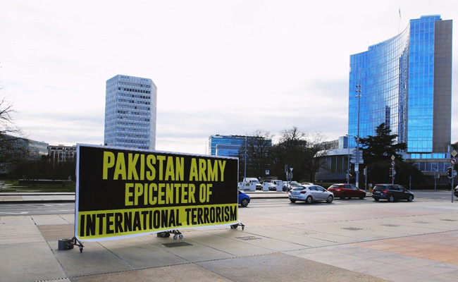 "Epicentre Of Terrorism": Pak Minorities Put Up Posters Outside UN Office