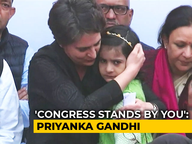 Priyanka Gandhi Meets Anti-CAA Protest Victims In UP