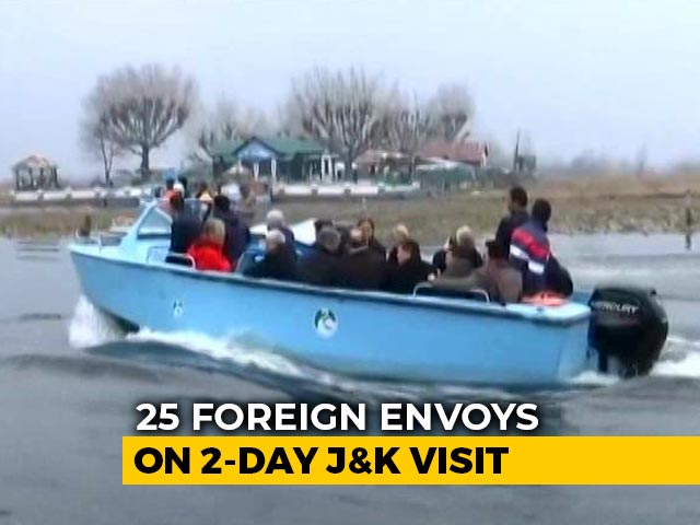 Envoys In Kashmir Take Boat Ride On Dal Lake, Meet With Entrepreneurs