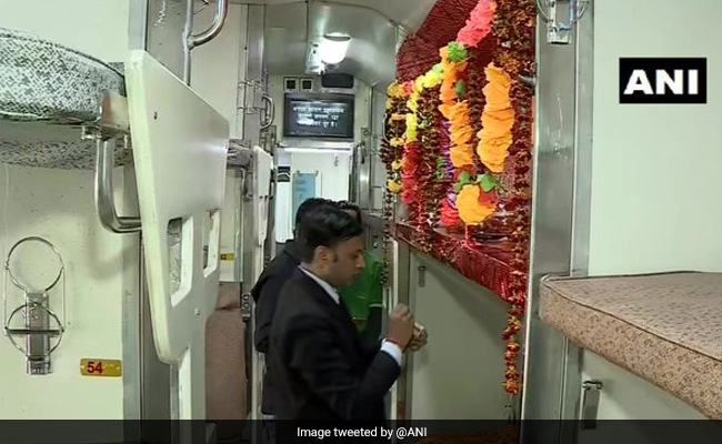 Seat On Train Launched By PM Turned Into Shiva Temple? Railways Reacts