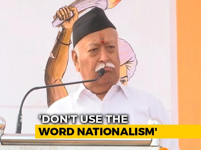 Avoid "Nationalism" Word, It Implies Nazism, Says RSS Chief