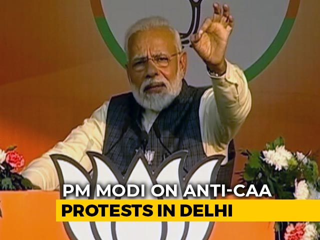 "No Coincidence But An Experiment": PM On Anti-CAA Protests In Delhi