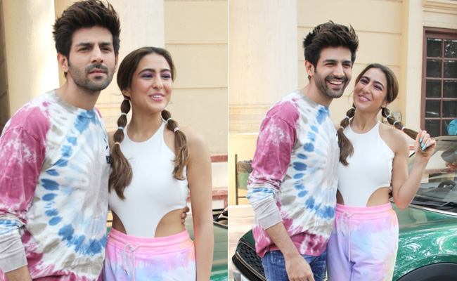 The Time Sara Ali Khan And Kartik Aaryan Twinned In Tie-Dye