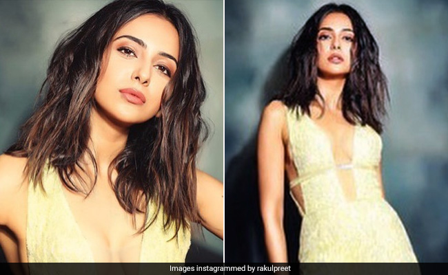 स्टनिंग लेमन येलो गाउन में नजर आईं रकुल प्रीत सिंह, आप भी देखें ये शानदार Photos