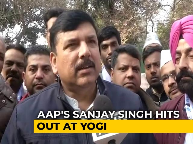 AAP Leader's Scorching Attack On Yogi Adityanath Over Delhi Speech