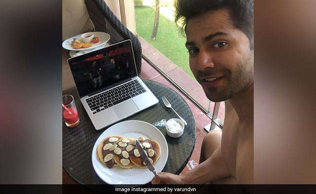 <I>Coolie No 1</I>: Varun Dhawan Wraps The Film And Celebrates It With Pancakes
