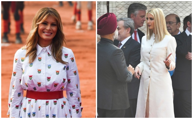 Melania, Ivanka Trump Make Elegant Fashion Statements During India Visit