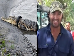 Aussie Croc Wrangler Joins Bid To Save Tyre-Tied Reptile In Indonesia Aussie Croc Wrangler Joins Bid To Save Tyre-Tied Reptile In Indonesia
