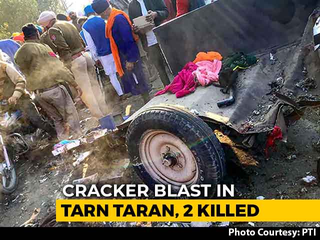 2 Dead After Cracker Explosion At Religious Rally In Punjab's Tarn Taran