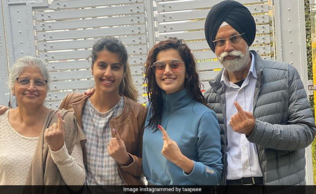 Taapsee Pannu Shuts Down Troll Who Questioned Why She Voted In Delhi: 'You're No One To Tell Me What I Should Do'