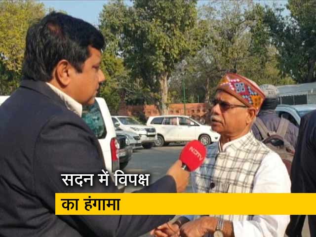 पूर्व मंत्री शिव प्रताप शुक्ला ने NDTV से कहा- संसद को भी शाहीन बाग बना दिया