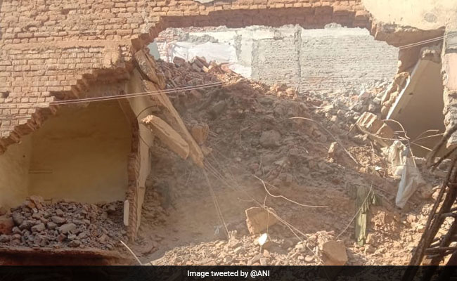 One Trapped, One Rescued After Building Collapses In Delhi's CR Park
