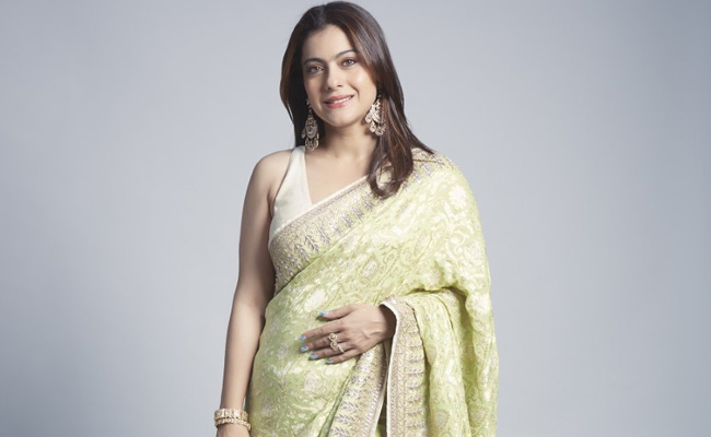 Kajol Is Bringing Back Citrus Hues To Kickstart Spring In A <i>Saree</i>