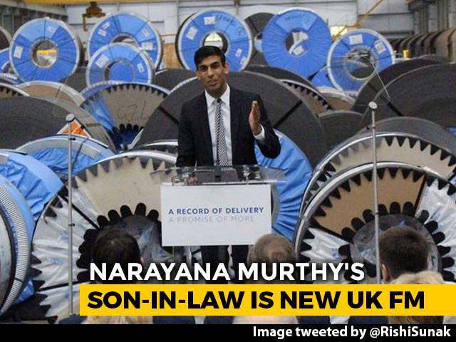 Rishi Sunak, Son-In-Law Of Narayana Murthy, Appointed UK Finance Minister