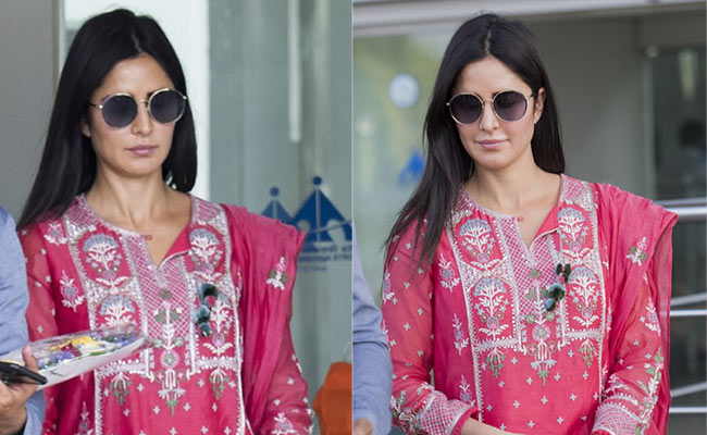 In A Pretty Pink <i>Salwar</i> Suit, Katrina Kaif Makes A Point For Sustainable Fashion