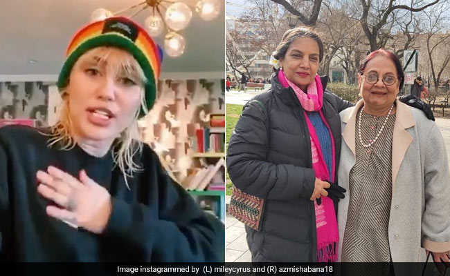 Coronavirus: Shabana Azmi Self-Isolates. And Then There's Miley Cyrus Who...