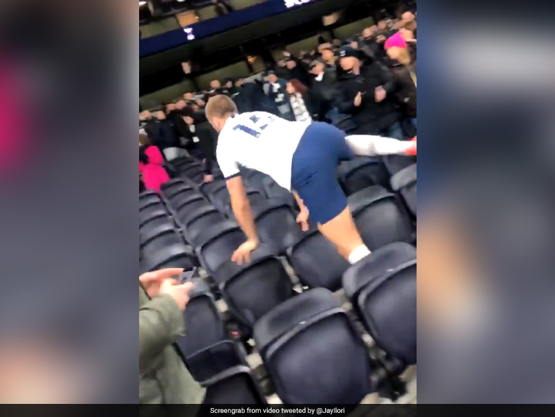 Tottenham's Eric Dier Jumps Into Stands To Confront A Fan After FA Cup Defeat. Watch Video