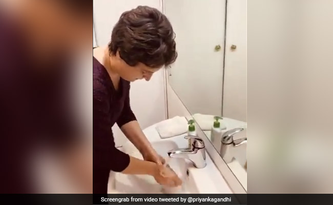 "Are You Taking Precautions?": Priyanka Gandhi On Handwashing Video