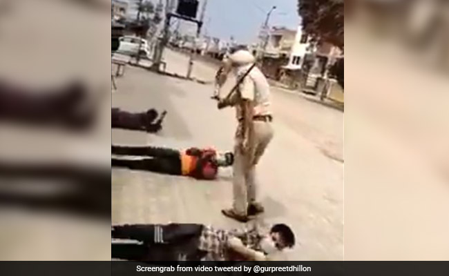 Squats, Rolls, Lathis: Cops Enforce Social Distancing Amid Coronavirus Lockdown