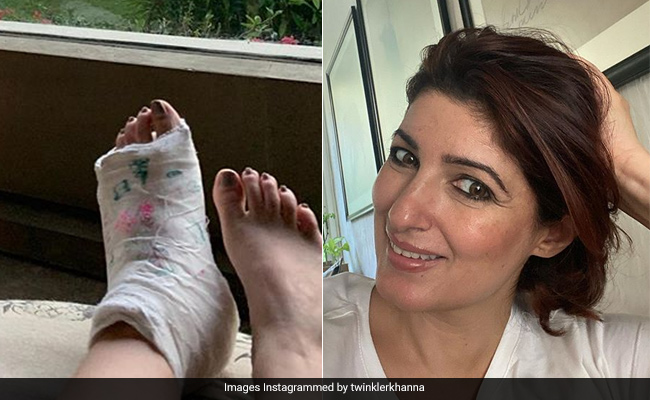 Twinkle Khanna's Kids "Played Tic-Tac-Toe" On Her Foot Cast - All Thanks To Cousin Karan Kapadia