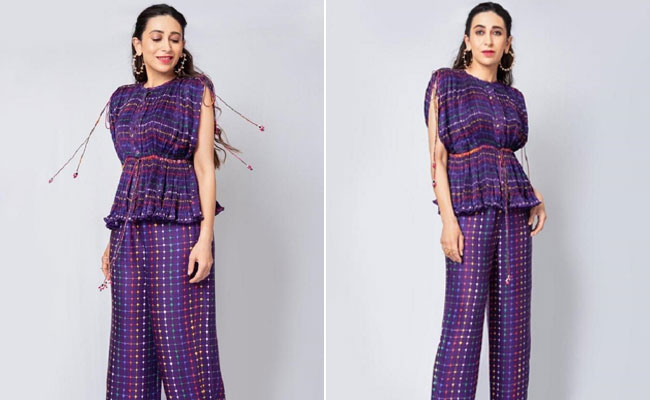 Like Karisma Kapoor, Paint The Town Purple In A Breezy Outfit