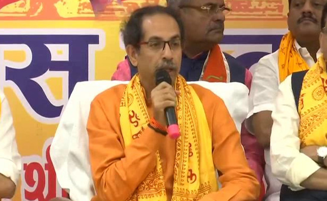 Sena Slams BJP For Criticising Uddhav Thackeray Over Ayodhya Visit