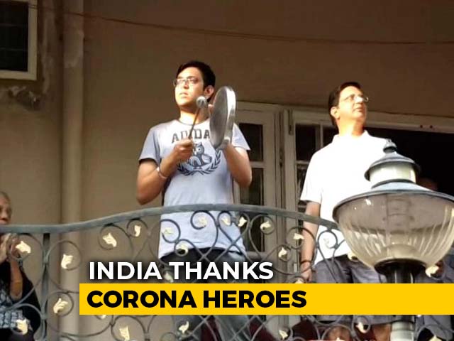 Citizens Clap At Homes To Support Those Fighting Coronavirus