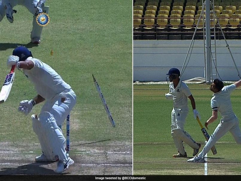Ranji Trophy Final: बल्लेबाज मनोज तिवारी 'नो बॉल' पर इस तरह से हुए बोल्ड, लेकिन फिर हुआ ऐसा...देखें VIDEO